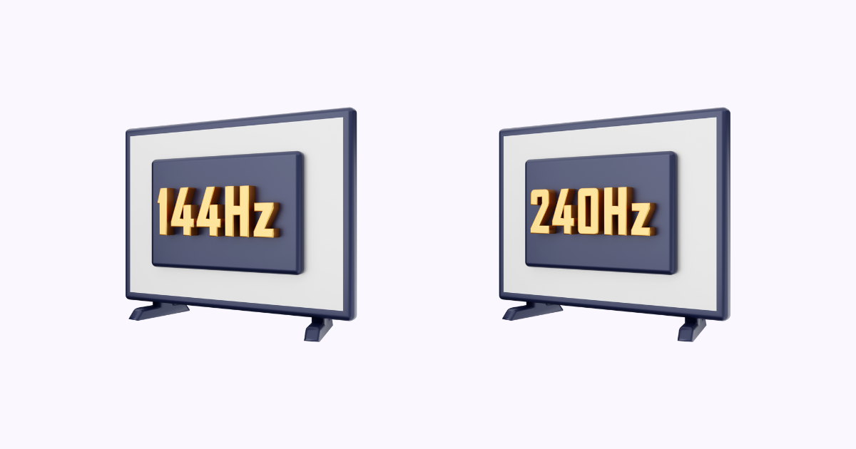 ゲーミングモニターは144Hzと240Hzどっちが良い？