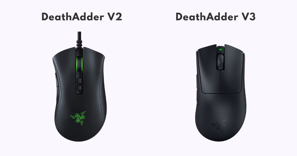 DeathAdder V2とV3の違い